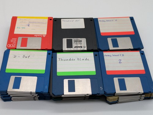 10x Disketten DD (880kb) für Commodore AMIGA ✔️ - Afbeelding 2 van 2