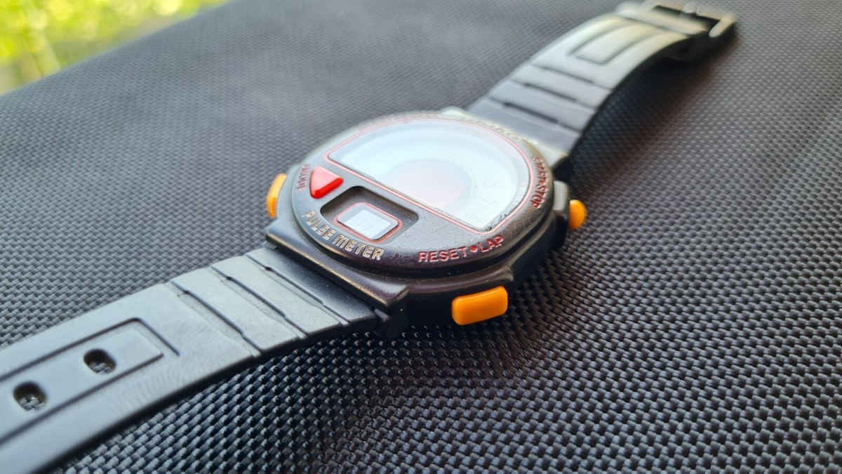 1989's SEIKO S240-400C SPORTS PULSE 腕時計 Ultra Rare 1980s Men's Watch Seiko PULSE METER S240 400C