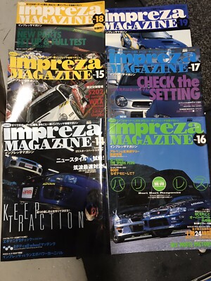 Rare Jdm Impreza Magazine SUBARU GC8 GDA/GDB WRC Wrx Sti Prova Prodrive