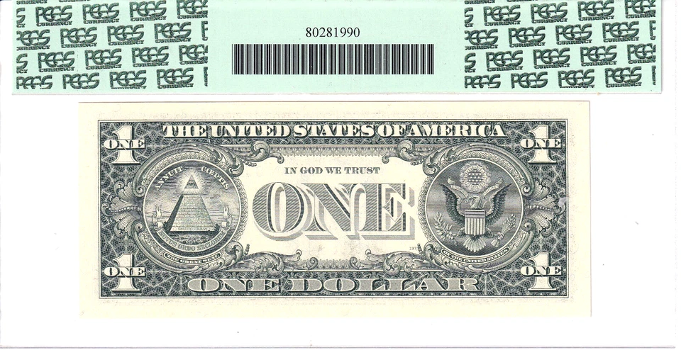 1999 $1 FRN Philadelphia **STAR** PCGS Gem New 66PPQ #C12506932* - Image 2 of 2