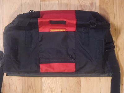 Timbuk2 Large Messenger Laptop Bag- Black and Red