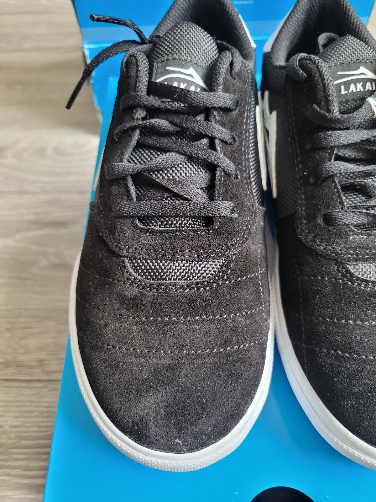 Lakai Cambridge Kids' Skate Shoes Black/White Suede Trainers Size UK 4 RRP £55 image 10