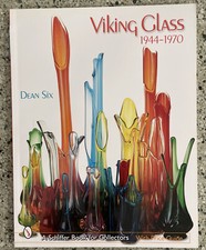 Very Rare Viking Glass 1944-1970 Dean Six 2003 Schiffer Book Out Of Print Nice