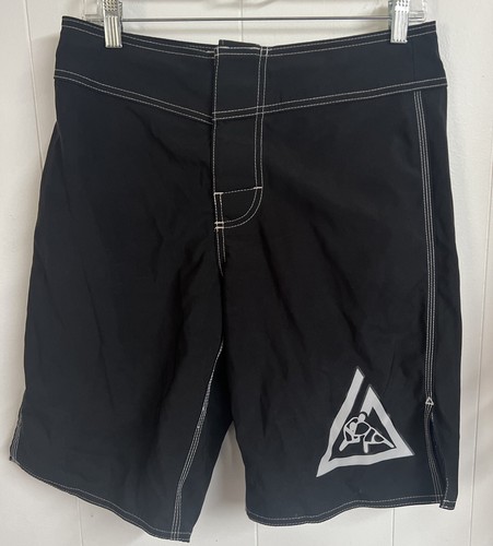 Gracie Jiu-Jitsu Training Kampf Shorts Herren Gr:30 AT schwarz MMA BJJ Kordelzug