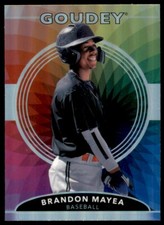 2022 Goodwin Champions Goudey Platinum Rainbow Color Wheel #GP24 Brandon Mayea