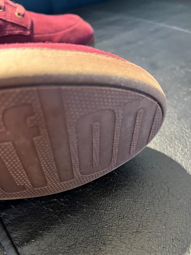 Fitflop Kaya Borgoña Gamuza Botín Cremallera Con Cordones Tacón de Cuña Ligero Reino Unido 4 - Imagen 10 de 15