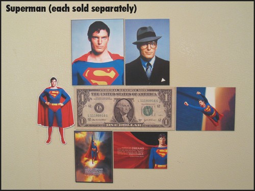 Fridge Fun Refrigerator Magnet SUPERMAN CHRISTOPHER REEVE Movie Photo V: I 70s - Picture 4 of 6