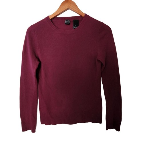 Saks Fifth Avenue Purple 100% Cashmere Sweater Size S Small - Picture 2 of 8