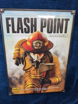 NEW Flash Point Fire Rescue Cooperative Firefighter Game SEALED Indie Games
