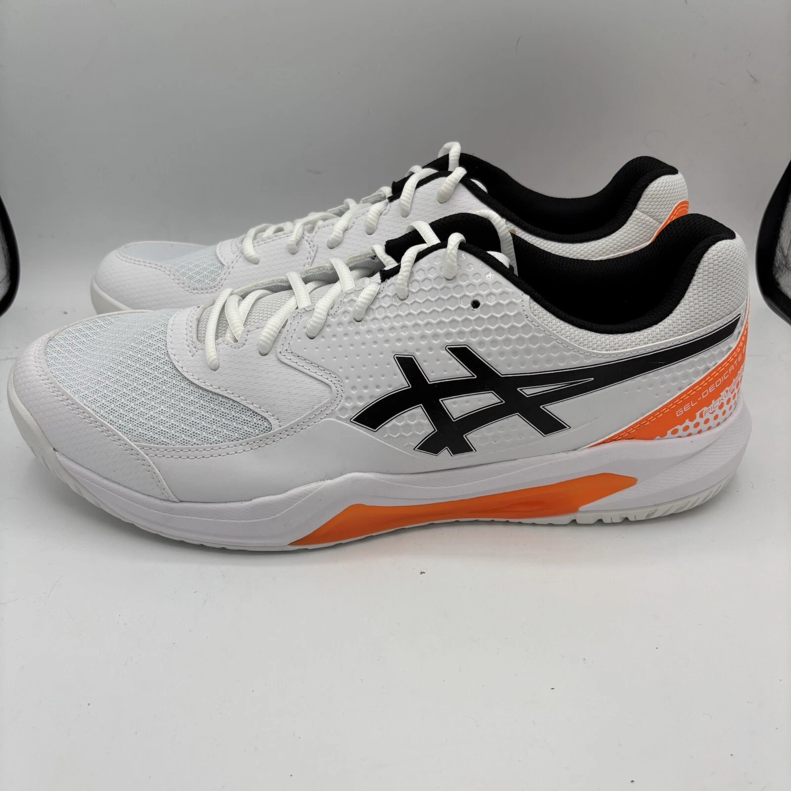 Scarpe da ginnastica Asics Gel Dedicate 8 Pickleball da uomo 1041A409 100 taglia 13