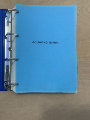 HONDA GOLDWING GL1500 ORIGINAL GENUINE BLUE FACTORY WORKSHOP MANUAL - Picture 1 of 8