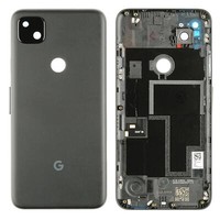 Google Pixel 4A Back Cover Housing Frame Glass Camera Lens Black