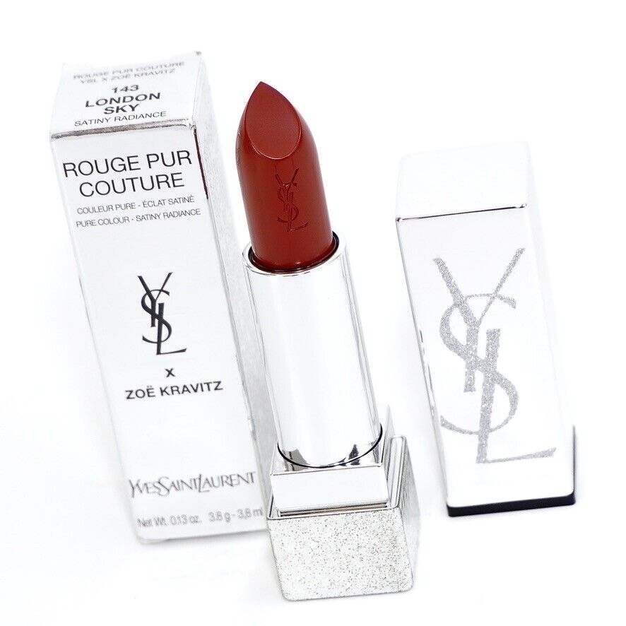YSL x Zoe Kravitz Rouge Pur Couture Lipstick ~143 London Sky YSL x Zoe Kravitz Rouge Pur Couture Lipstick ~143 London Sky
