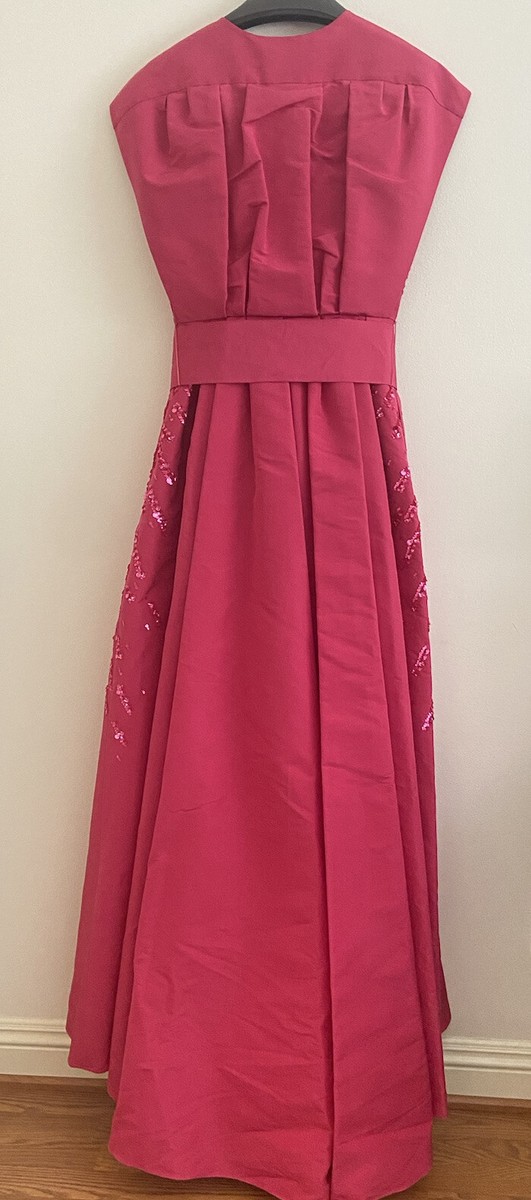 carolina herrera hot pink dress Carolina Herrera
