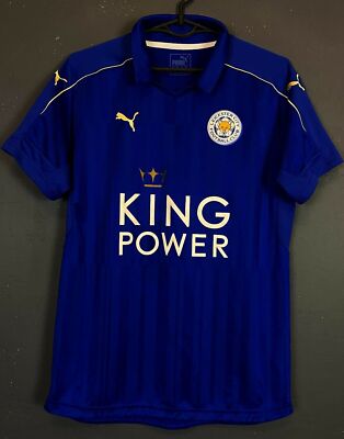 PUMA FC LEICESTER CITY 2016/2017 HOME SOCCER FOOTBALL SHIRT JERSEY SIZE YOUTH XL