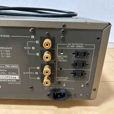 DENON PMA-2000 III Integrated Amplifier Power supply voltage DENON PMA-2000 III Integrated Amplifier Power supply voltage