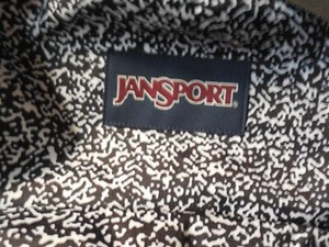 JanSport SuperBreak Backpack, Artwork, Black Noise