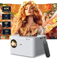 Brand New - Aubor Smart Projector, Support 4k Projector with Wifi and Bluetooth 