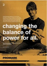 GLENN KOTCHE of WILCO - Pro-Mark Drumsticks - Print Advertisement