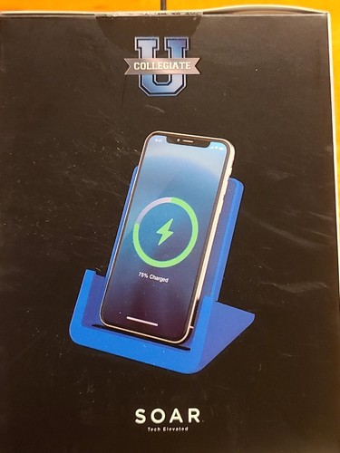 Soar NCAA Pittsburgh Panthers Wireless Charging Stand 10 Watt Fast Charging Dock - Picture 4 of 14