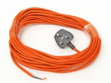 FITS FLYMO TURBO LITE 330 HOVER VAC 280 LAWNMOWER MAINS ORANGE CABLE  12m  31231