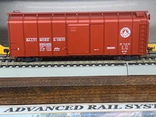 BALTIMORE & OHIO M-53 " B&O " WAGONTOP RED BOXCAR HO SCALE PLATINUM Series NEW