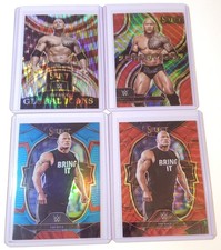 2023 PANINI SELECT WWE THE ROCK PRIZM CARD LOT OF 4 GLOBAL ICONS LEGENDS