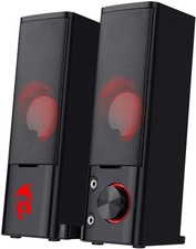 Redragon GS550 ORPHEUS PC Gaming Speakers, 2.0 Channel Stereo Black-GS550 