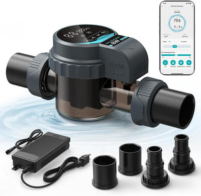 Salt Water Pool Chlorinator System for 15800 Gallons Above/In Ground Pool, Salt