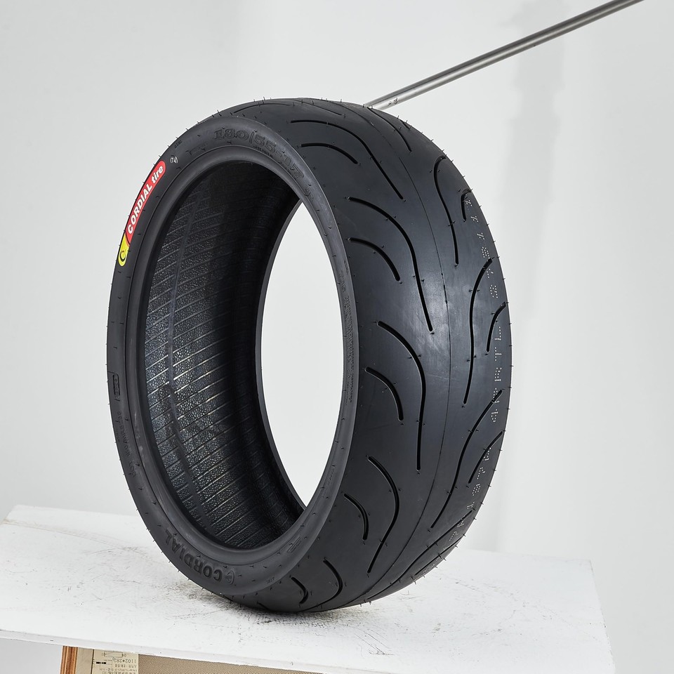 1PC 180/55-17 Rear Motorcycle Tire,4PR 71H Tubeless Street Tire 180/55 ...