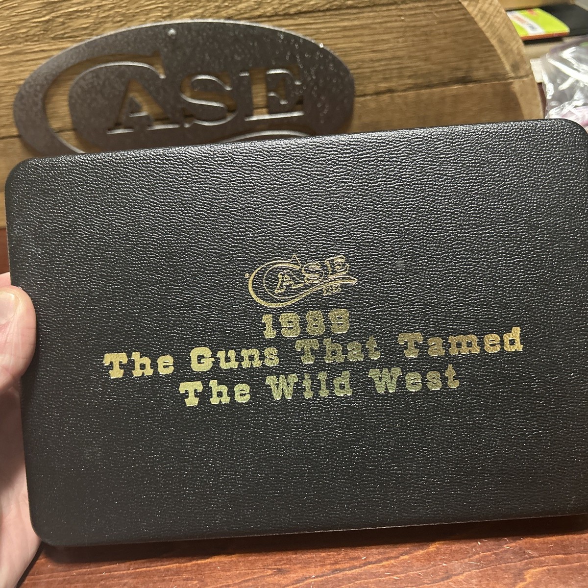 Case XX 1989 The Find That Tamed The West Stag Gunstock Pocket