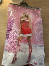 Fancy Dress - Women - Santa - Includes Costume + Hat, Ear rings and Hair Clips