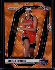2024 Panini Prizm WNBA Aaliyah Edwards #142 RC Rookie Orange Ice Prizm