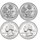 2018-P America the Beautiful Quarters Pictured Rocks — photo from another recent sale