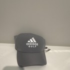 adidas Adjustable Gray Golf Hat Logo Lightweight Unisex Polyester Sports — photo 1