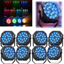 UKING RGBW LED Par Can Light DJ Disco Wireless Stage Party Lighting 3000mAh