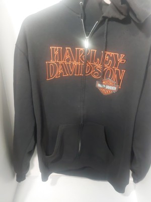 Harley Davidson Zippered Hoddie, Size L