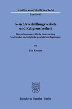 Gesichtsverhüllungsverbote und Religionsfrei...