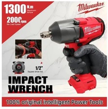Milwaukee 18v 12 Brushless Cordless Impact Wrench 1300n.m High Torque Power To