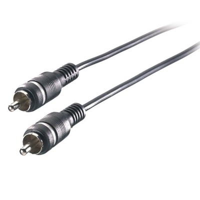 Vivanco 10m Subwoofer-Kabel 1x- 1x Cinch-Stecker Subwooferkabel RCA LS-Kabel Sub
