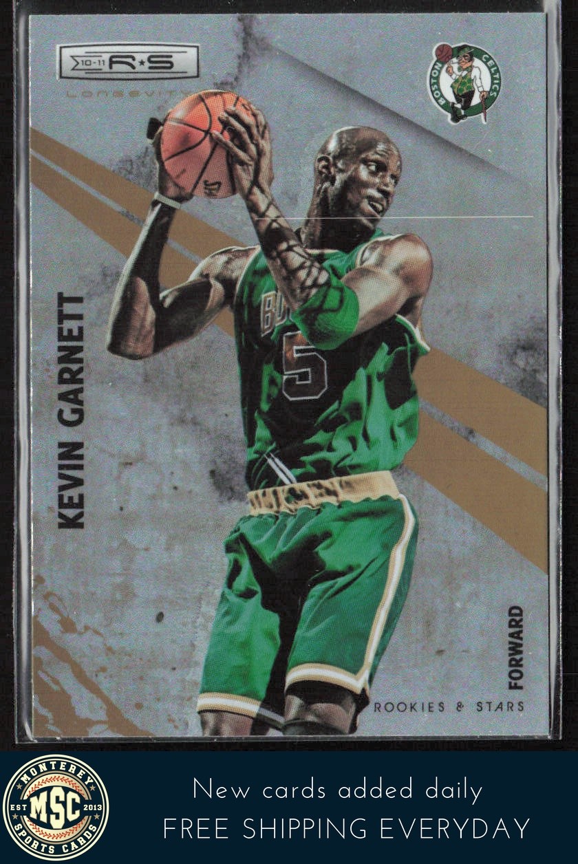 Kevin Garnett 2010-11 Panini Rookies & Stars Longevity #4 Boston Celtics
