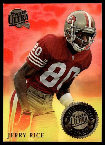 Jerry Rice #5 1994 Ultra Achievement card