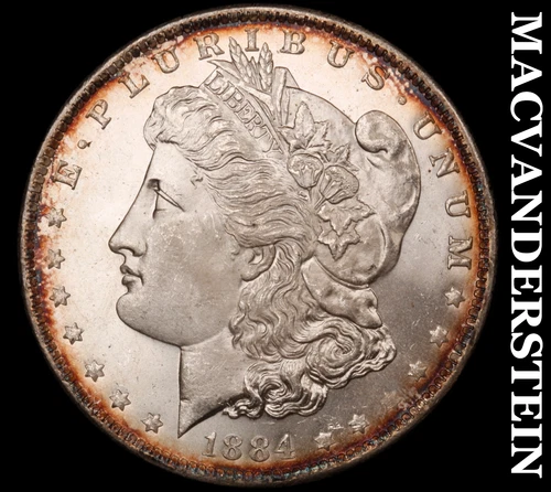 1884-O Silver Morgan Dollar - Ch Gem Brilliant Uncirculated+++  Lustrous  #i7088