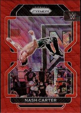 2022 Panini Prizm WWE - Nash Carter #143 Ruby Red Wave Prizm