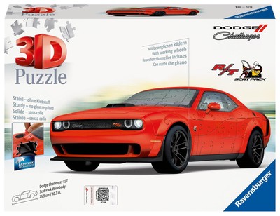 Ravensburger 3D Puzzle 11284 - Dodge Challenger R/T Scat Pack Widebody - Die Iko