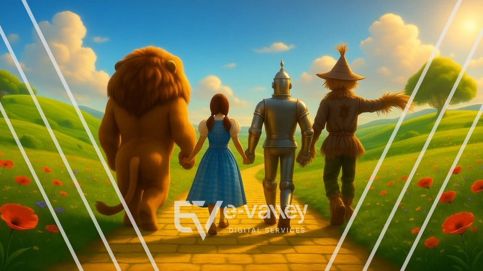 Wizard of Oz Artwork Digital Product HD Image Picture Photo Wallpaper for Print