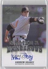 2012 Leaf Ultimate Draft Armed & Dangerous 27/40 Andrew Heaney #AD-AH1 Auto 0t3