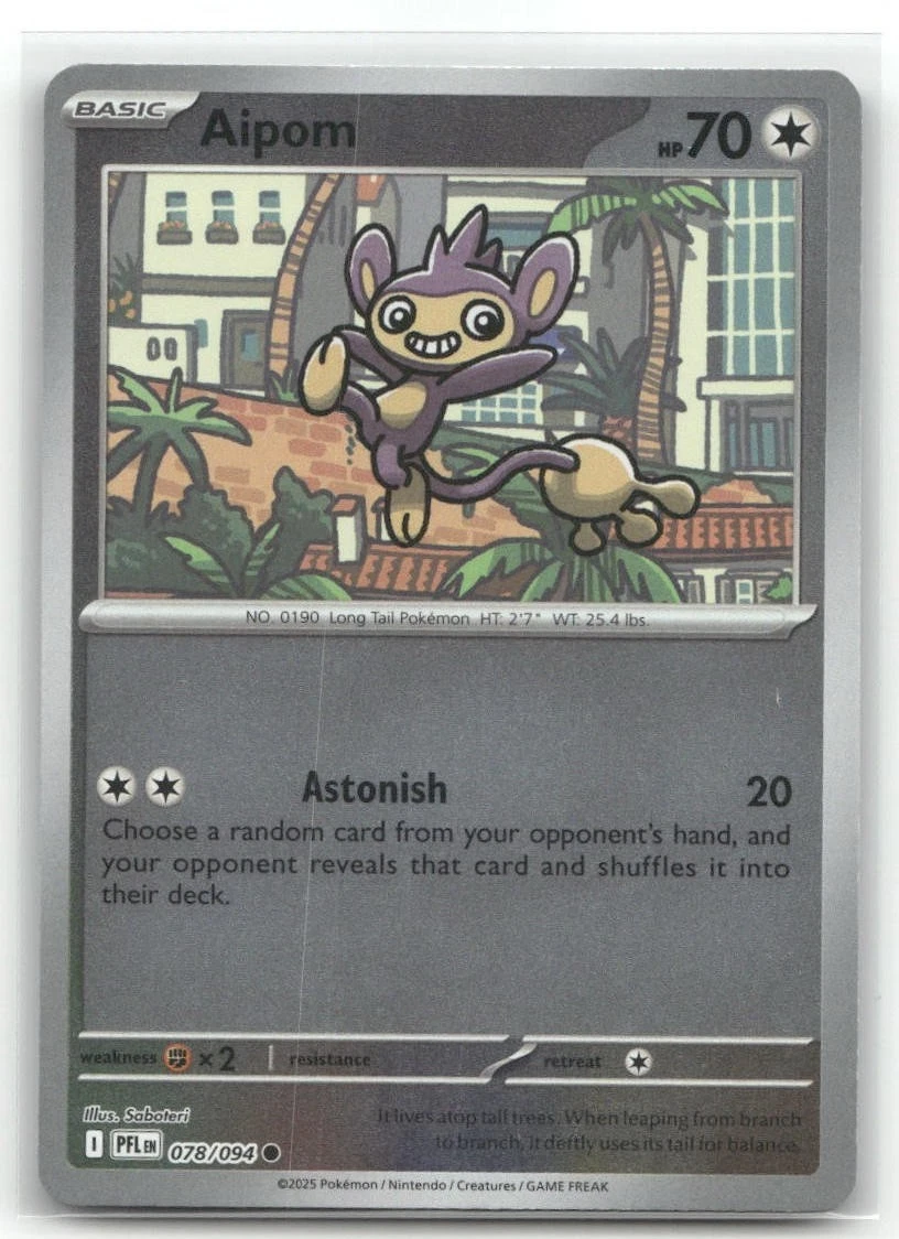 aipom pokemon card Aipom (55/102) - Triumphant