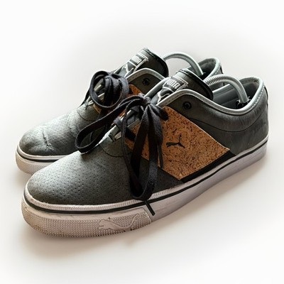 Puma El Ace L Handcraft Mens Shoes Sneakers 357096 01  Size 10 Canvas Cork