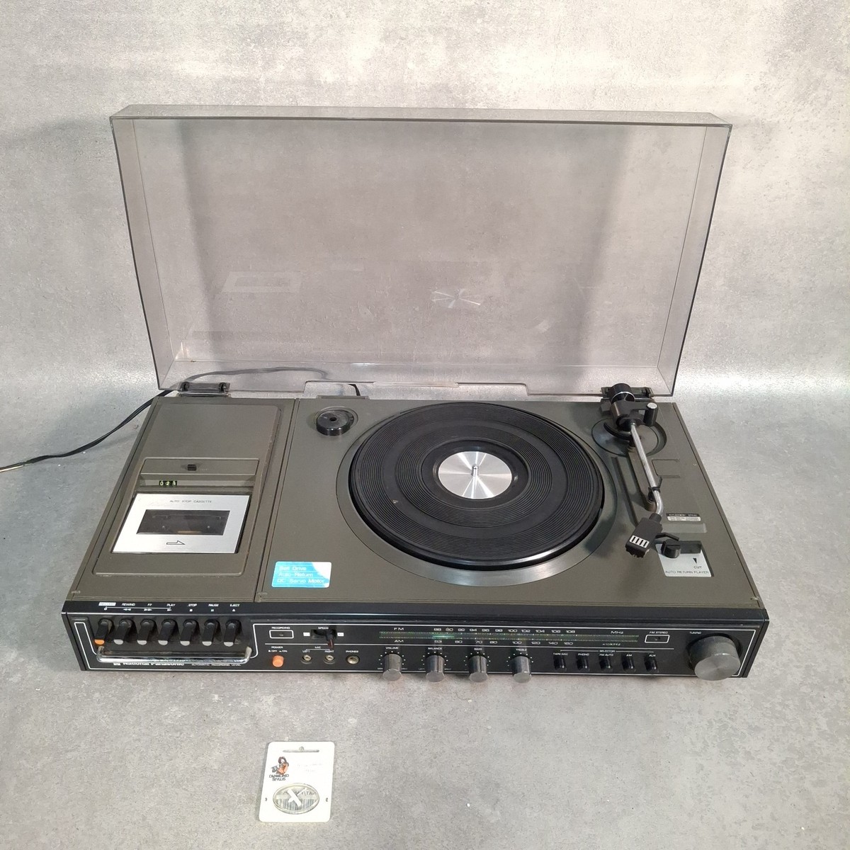 National Panasonic SG-1030F Record Player Cassette Deck Music